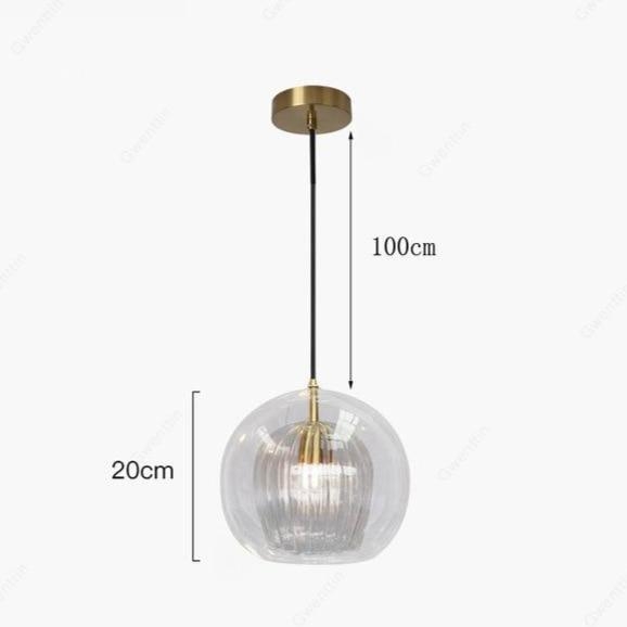 Minimalist Pendant Glass Lights Diameter 20cm – Decked Deco LTD