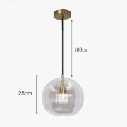 Minimalist Pendant Glass Lights Diameter 25cm – Decked Deco LTD