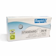 Rapid –  26 Series Staples for K1 Classic – 6mm Standard – 5000 Pack – Silver Colour – Textile Tools & Accessories
