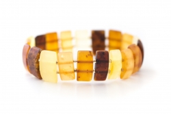 Rectangle Bead Women’s Amber Bracelet