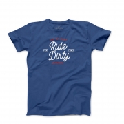 Age of Glory Ride Dirty Tee-shirt Indigo L – Armadillo Customs