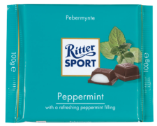 Ritter Sport Dark Chocolate Peppermint Fondant Bar 100g – Confection Affection