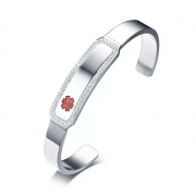 Lotus Medical Alert Bangle – Personalised Medical