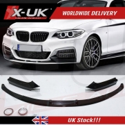 Bmw 2 Series F22 F23 M Performance Style Gloss Black Front Splitter Lip – X-UK Ltd