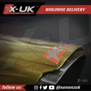 Performance Stainless Steel Exhaust Tips X-66 – Pair – With Logo – X-UK Ltd