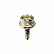 H.Webber – Screw Studs – Nickel on Brass – Silver Colour – Textile Tools & Accessories