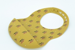 INOBY Silicone Bib Mustard Arrow