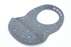 INOBY Silicone Bib Space Grey