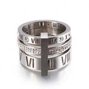 Silver 3 in 1 Ring 12 – Silver – Ezavision