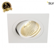 SLV NEW TRIA DL SQUARE SET, downlight, matt white, 6W, 38° , 2700K, incl. driver, 113881