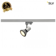 SLV E27 SPOT, silver-grey, max. 75W , incl. 3-circuit adapter 152204