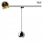 SLV LIGHT EYE pendant, chrome, GU10, max. 75W, incl. 3-circuit adapter 153112