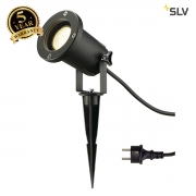 SLV NAUTILUS SPIKE XL, black, GU10 Energy Saver, max. 11W, incl. 1.5m cable with plug 227410