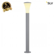 SLV ALPA CONE 100 bollard light, silver-grey, E27 Energy Saver, max. 24W, IP55 228922