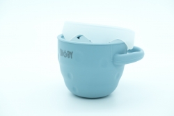 INOBY Collapsible Snack Pot Pastel Blue