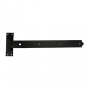 Straight Hook & Band Hinges (Pair) – 2 Colours – Black / 300mm – Just The Job Supplies