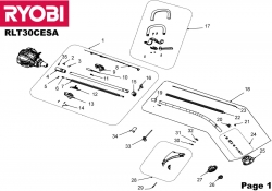 Ryobi – Spare Part – Gasket For Petrol Grass Trimmer – RLT30CESA – Gasket – Genuine Replacement Part