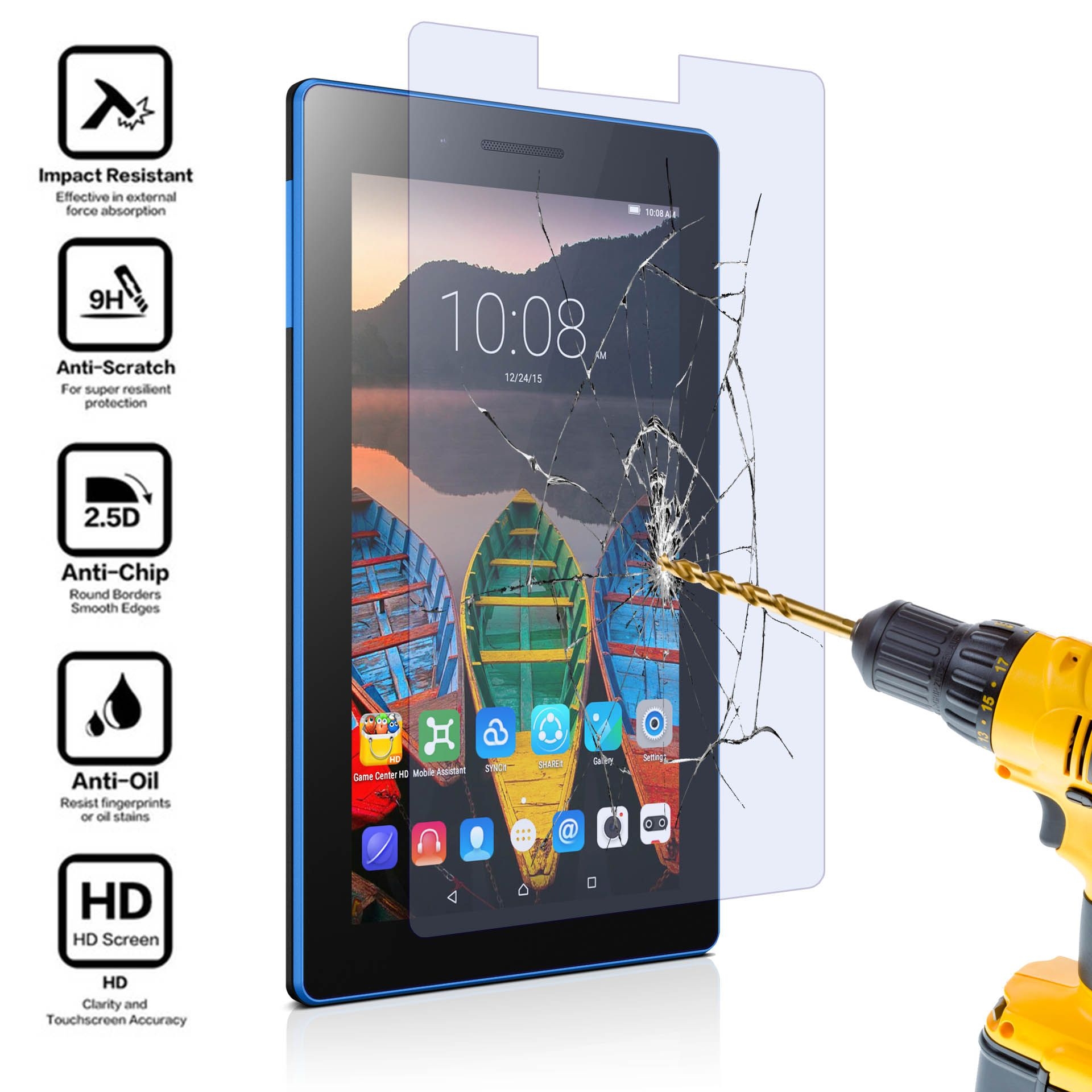 Tempered glass screen protector for tablets – Samsung Tab S6 10.5 T860