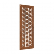 Asanoha Corten Steel Trellis Panel – 312mm x 895mm – Garden Arches, Trellises, Arbors & Pergolas – Stark & Greensmith