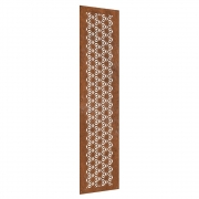 Asanoha Corten Steel Trellis Panel – 413mm x 1780mm – Garden Arches, Trellises, Arbors & Pergolas – Stark & Greensmith