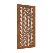 Asanoha Corten Steel Trellis Panel – 413mm x 895mm – Garden Arches, Trellises, Arbors & Pergolas – Stark & Greensmith