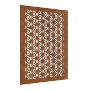 Asanoha Corten Steel Trellis Panel – 620mm x 895mm – Garden Arches, Trellises, Arbors & Pergolas – Stark & Greensmith