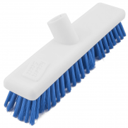 Washable Broom Stiff Bristles – 30 cm (3) – Blue – Stiff Bristles – North Star Supplies