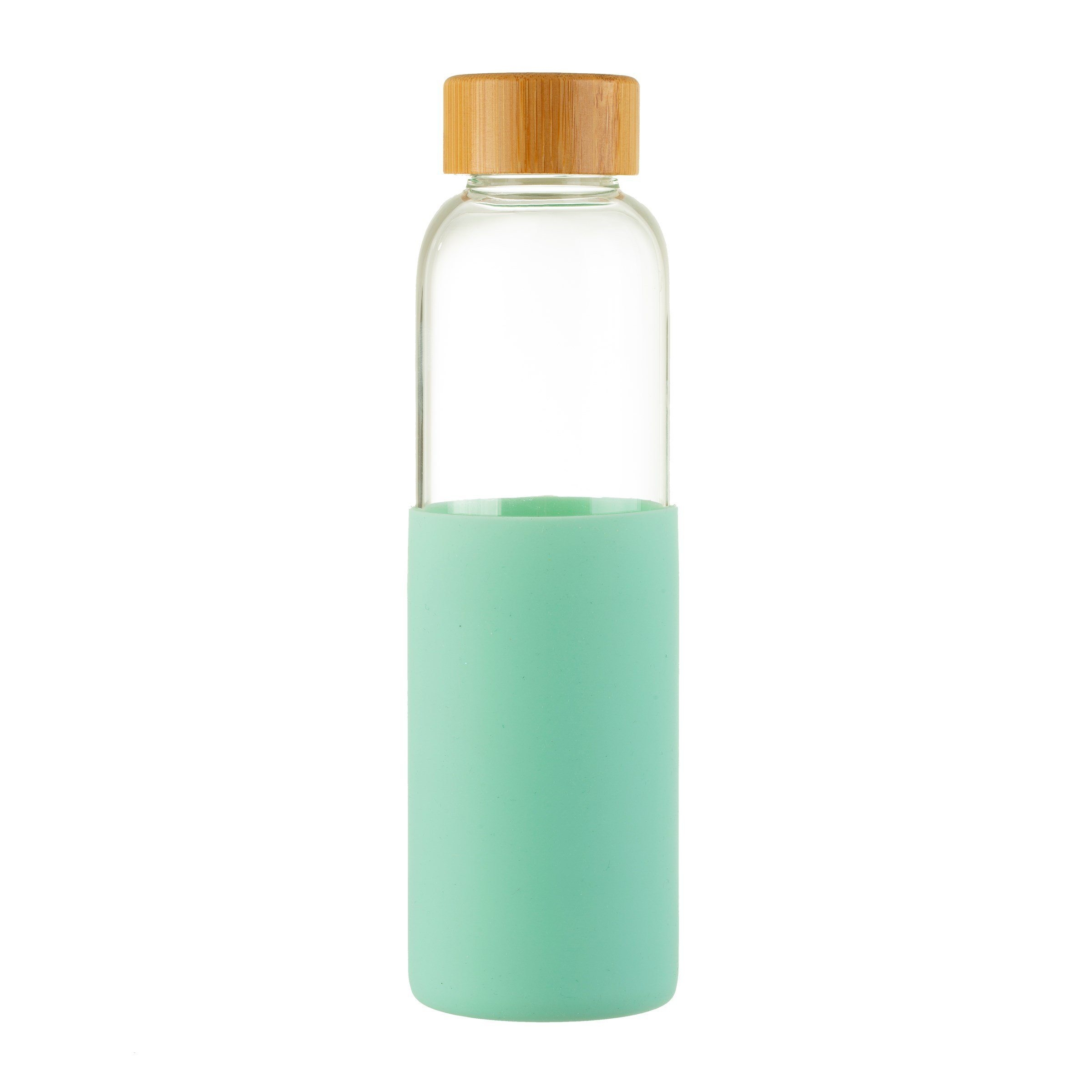 Mint Green Silicone Sleeve Water Bottle