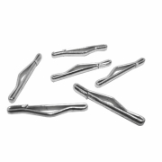 C.S. Osborne –  No. 418 Tufting Clasps 500 Pack (for #417) – Silver Colour – Textile Tools & Accessories