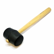 C.S. Osborne – Black Rubber Mallet – Black / Brown Colour – Textile Tools & Accessories