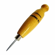 C.S. Osborne – Pre Fitted Shoe Awl Haft  (No. 43 Blade Inserted) – Brown Colour – Textile Tools & Accessories