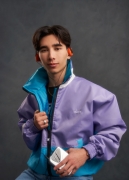 Retro Festival Jacket – Turquoise and Lilac XS – WellBrick