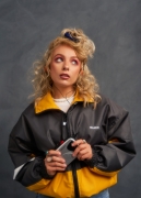 Retro Festival Jacket – Yellow and Grey L – WellBrick