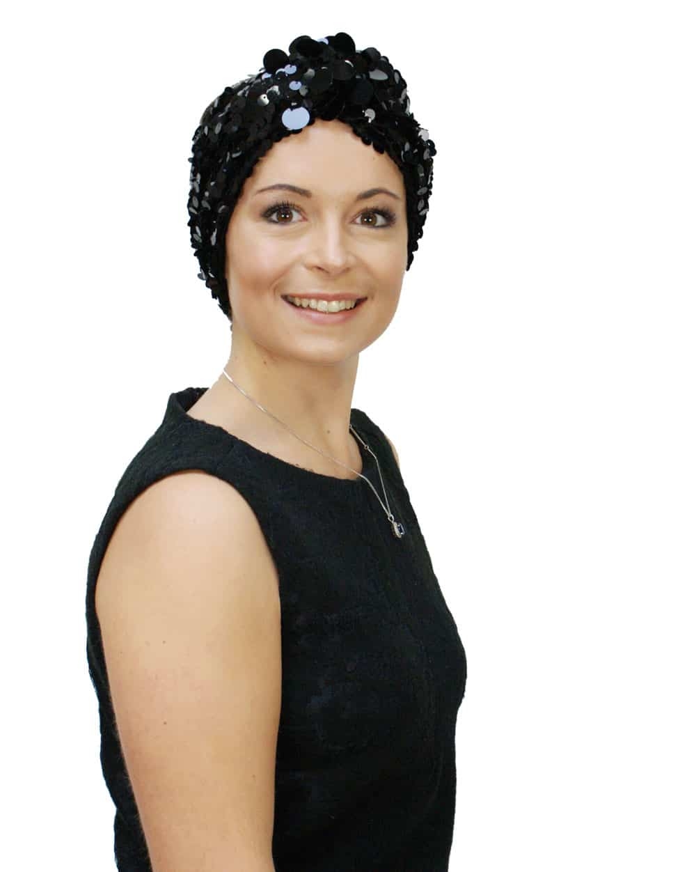 Ginger – Wide Evening Headband For Hair Loss – Suburban Turban